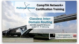 Classless InterDomain Routing  CompTIA Network N10005 13 [upl. by Dickinson]