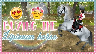 Buying the LIPIZZAN HORSE  Star Stable [upl. by Jerroll]