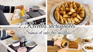 Recette Samssa algérienne 🇩🇿 pâte feuilletées  1 jour de vacance [upl. by Costa]