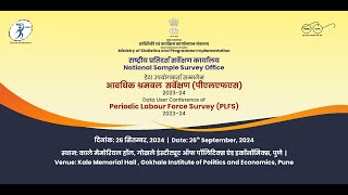 Watch Live “Data user conference on the Periodic Labour Force Survey PLFS 202324quot [upl. by Jallier]