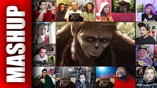 ATTACK ON TITAN SEASON 2 Trailer Reactions Mashup [upl. by Adniled]