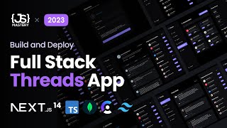 Build and Deploy a Full Stack MERN Nextjs 14 Threads App  React Next JS TypeScript MongoDB [upl. by Malinin]