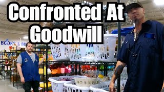 Goodwill CONFRONTATION  High Thrift Store Prices  Thrifting For Reselling [upl. by Eisoj]