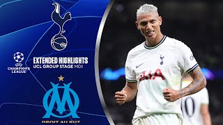 Tottenham Hotspur vs Marseille Extended Highlights  UCL Group Stage MD 1  CBS Sports Golazo [upl. by Lamond492]