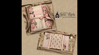 5 x 7 Flip amp Fold Mini Album Tutorial with VectoriaDesigns [upl. by Douty]