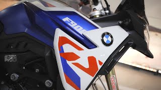 NEW 2024 BMW F900 GS walkaround and details exhaust and engine sound [upl. by Aili]