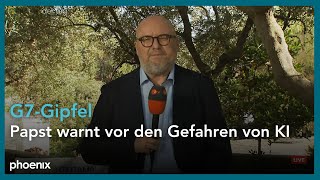 Schaltgespräch mit ZDFKorrespondent Ulf Röller zum G7Gipfel [upl. by Yelram]