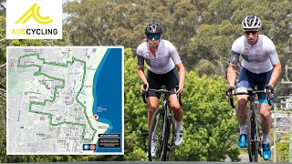 Ride a full lap of the Wollongong City Circuit  2022 UCI Road World Championships [upl. by Seften]