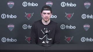 11924  Omaha Hockey Postgame Press Conference Kirby Proctor [upl. by Dillie95]