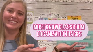 Steal This Must Know Classroom Organization Hack [upl. by Adnov]