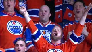 Robert Clark sings Canadian National Anthem at Rogers Place Game 2 [upl. by Nic70]