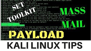 INTRODUCTION TO SETOOLKIT USE OF MASS MAIL amp CREATING A PAYLOAD FOR WINDOWS [upl. by Prosperus779]