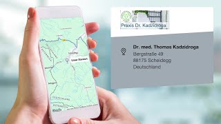 Dr med Thomas Kadzidroga  Allgemeinmediziner in Scheidegg [upl. by Kerred477]