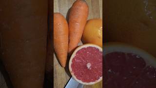 Grape fruit carrots juice nature [upl. by Nalod]