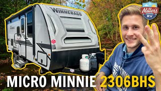 3 THINGS WE LOVE 2022 Winnebago Micro Minnie 2306BHS Travel Trailer [upl. by Ellehciram821]