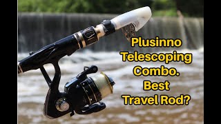 1 Best Telescoping Rod and Reel Combo  Plusinno Telescoping Combo Review [upl. by Moersch871]