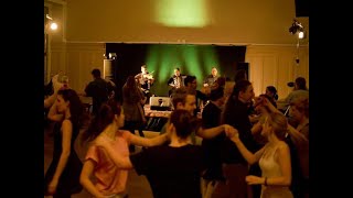 The Eightsome Reel Scottish Ceilidh Dance  HotScotch Ceilidh Band at Summerhall Edinburgh [upl. by Alaecim]