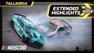 Late wrecks and multiple overtimes at Talladega  Extended Highlights  NASCAR Cup Series [upl. by Oiramal452]