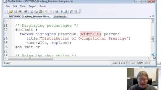 Creating Histograms with Stata [upl. by Tnilc]