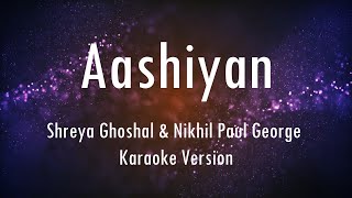 Aashiyan  Barfi  Pritam  Karaoke With Lyrics  Only Guitra Chords [upl. by Notlek]