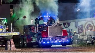 Big Rigs Semis pulling at StHyacinthe Québec Canada 2016 [upl. by Penoyer354]