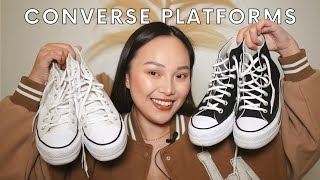 Converse Chuck Taylor All Star Lift Platform Sneakers Review [upl. by Verdi]