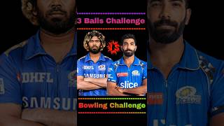 Jasprit Bumrah Vs Lasith Malinga  3 Balls Challenge 🔥 Real Cricket 24 shorts cricket [upl. by Kiraa]