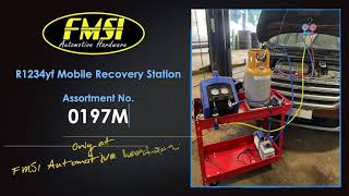 0197M  R1234yf Mobile AC Recovery Machine [upl. by Nelhsa]