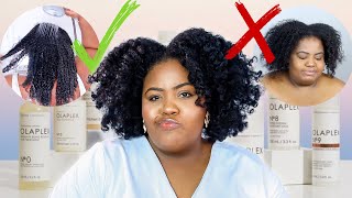 DONT WASTE MONEY I Was WRONG about OLAPLEX on Type 4 Natural Hair  Honest Review of Olaplex 09 [upl. by Kcira303]