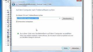 DE  TK5000  Installation  USB Treiber Win 7 64BIT [upl. by Bettye]