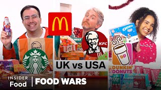 US vs UK Christmas Special 2023  Food Wars  Insider Food [upl. by Hadwyn651]