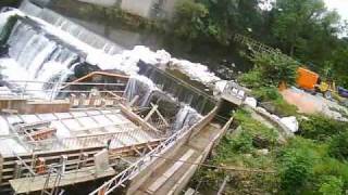 Heron Corn Mill Hydro Turbine Installation TimeLapse [upl. by Nollek]