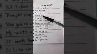 Gym Class Heroes  My heart stereo Stereo Hearts ft Adam Levine  Lyrics Music 2021 [upl. by Ahsaetal]