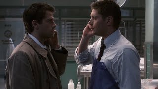 Castiel le explica a los Winchester sobre los Cupidos  Supernatural 5x14Latino [upl. by Fawcett]