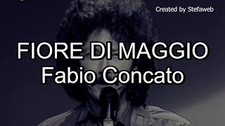 Fabio Concato  Fiore di maggio Karaoke Originale  cori [upl. by Sonia]