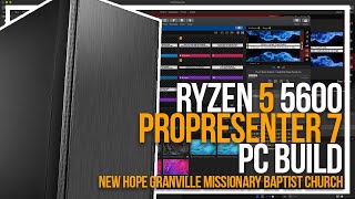 2022 PROPRESENTER 7 PC BUILD  RYZEN 5 RTX 2060 [upl. by Elayne]