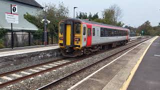 153333 departs NewbrIdge [upl. by Aynatan]