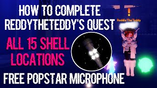 How To Complete Shell Quest ALL 15 LOCATIONS For FREE Popstar Microphone Royale High New Years 2022 [upl. by Otrebor250]