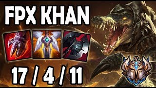 Renekton vs Sett TOP  FPX Khan  Lol Challenger Korea [upl. by Rozanne]