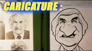 How to Draw a Caricature  Caricature Demonstration  Easy Pictures to Draw [upl. by Alimaj139]