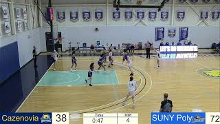 Cazenovia College Womens Basketball vs SUNY Poly [upl. by Cimbura796]