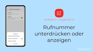 Rufnummer unterdrücken oder anzeigen  OnePlus Android 14  OxygenOS 14 [upl. by Emyle]