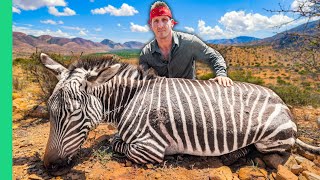 Hunting and Eating Zebra Inside a South African Game Reserve [upl. by Eissen384]