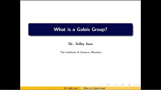 Galois Theory Lecture 3 What is a Galois Group [upl. by Alathia]