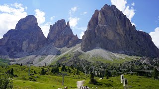 Wandern in den Dolomiten Die Langkofelscharte Val Gardena Sassolungo  Grödnertal Langkofel [upl. by Boleyn]