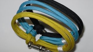 Paracord Armband 3 farbig – das „Easy Color“ in Deutsch auch als Blog [upl. by Slotnick]