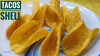 How to make Taco Shell  Homemade Taco Shell Recipe [upl. by Cahan]