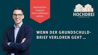 🔖 Das Aufgebotsverfahren  Was passiert wenn der Grundschuldbrief verloren ging 🔖 [upl. by Nerek157]