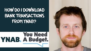 How do I download bank transactions from YNAB [upl. by Moffitt]