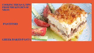 Pastitio The Greek baked pasta dish [upl. by Lura]